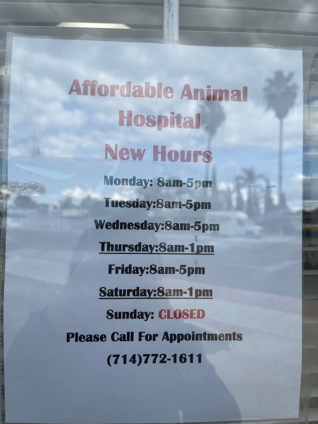 Affordable Animal Hospital | 310 N State College Blvd, Anaheim, CA 92806, USA | Phone: (714) 772-1611