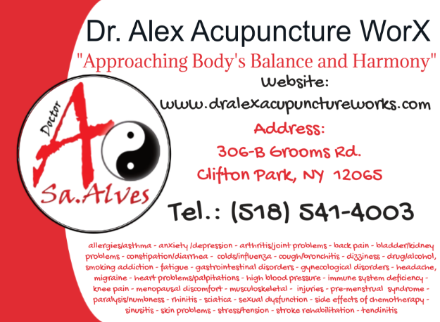 Dr. Alex Acupuncture WorX | 306b Grooms Rd, Clifton Park, NY 12065, USA | Phone: (518) 541-4003