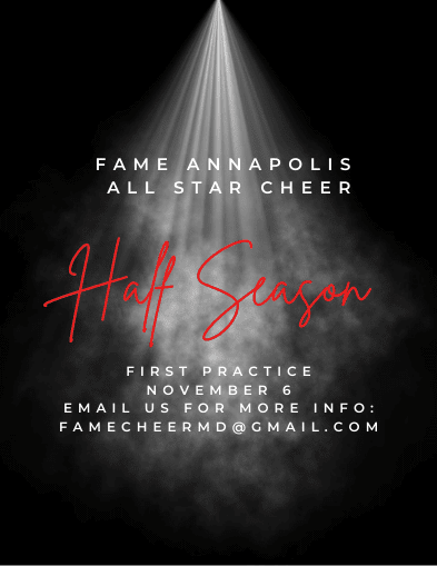 Fame Annapolis All Star Cheer | 2156 Renard Ct, Annapolis, MD 21401, USA | Phone: (610) 812-3345