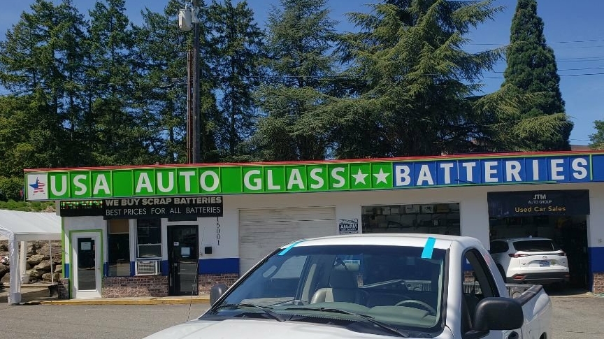 USA Auto Glass + Batteries | 15001 Bothell Way NE #1, Seattle, WA 98155, USA | Phone: (206) 367-0107