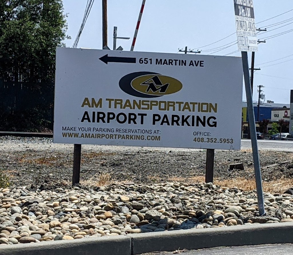 AM Airport Parking | 651 Martin Ave, Santa Clara, CA 95050, USA | Phone: (408) 352-5953