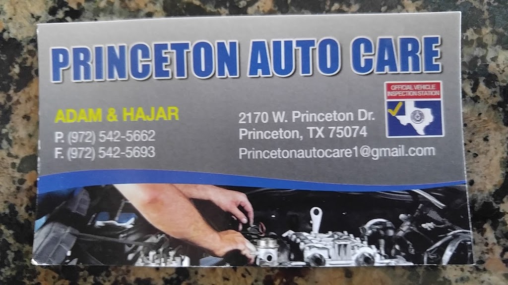Princeton Auto Care | 2170 W Princeton Dr, Princeton, TX 75407, USA | Phone: (972) 542-5662