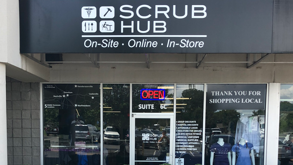 Scrub Hub Hendersonville | 393 E Main St Suite 6C, Hendersonville, TN 37075, USA | Phone: (615) 431-2302