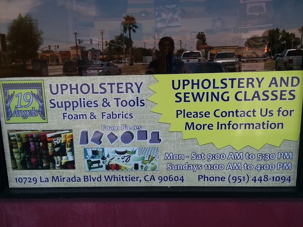 19 Angels Upholstery shop and supplies | 10729 La Mirada Blvd, Whittier, CA 90604, USA | Phone: (951) 448-1094