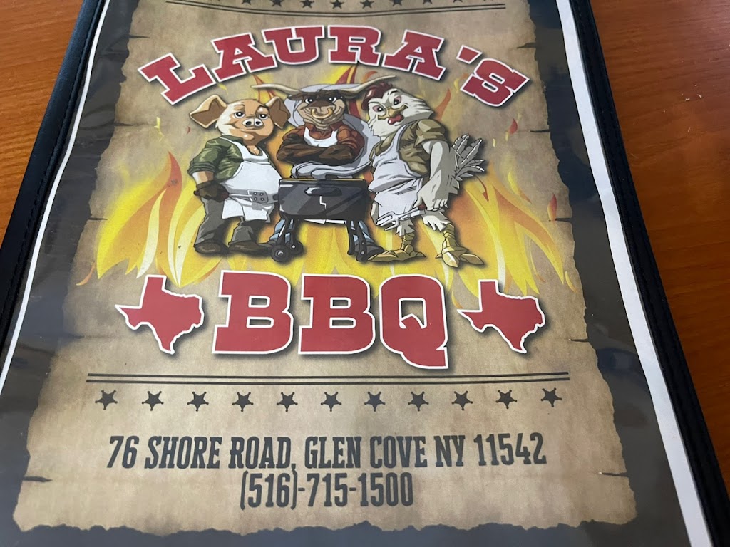 Lauras BBQ Waterfront Restaurant and Bar | 76 Shore Rd, Glen Cove, NY 11542, USA | Phone: (516) 715-1500