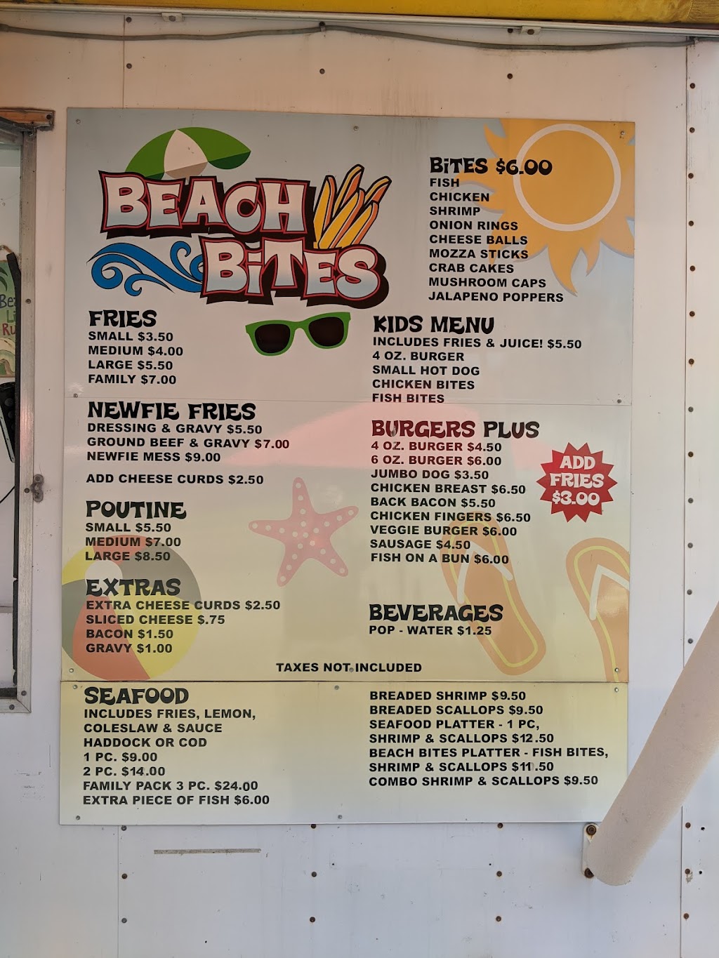 Beach Bites | 1383 Dominion Rd, Fort Erie, ON L2A 1J6, Canada | Phone: (289) 321-1383