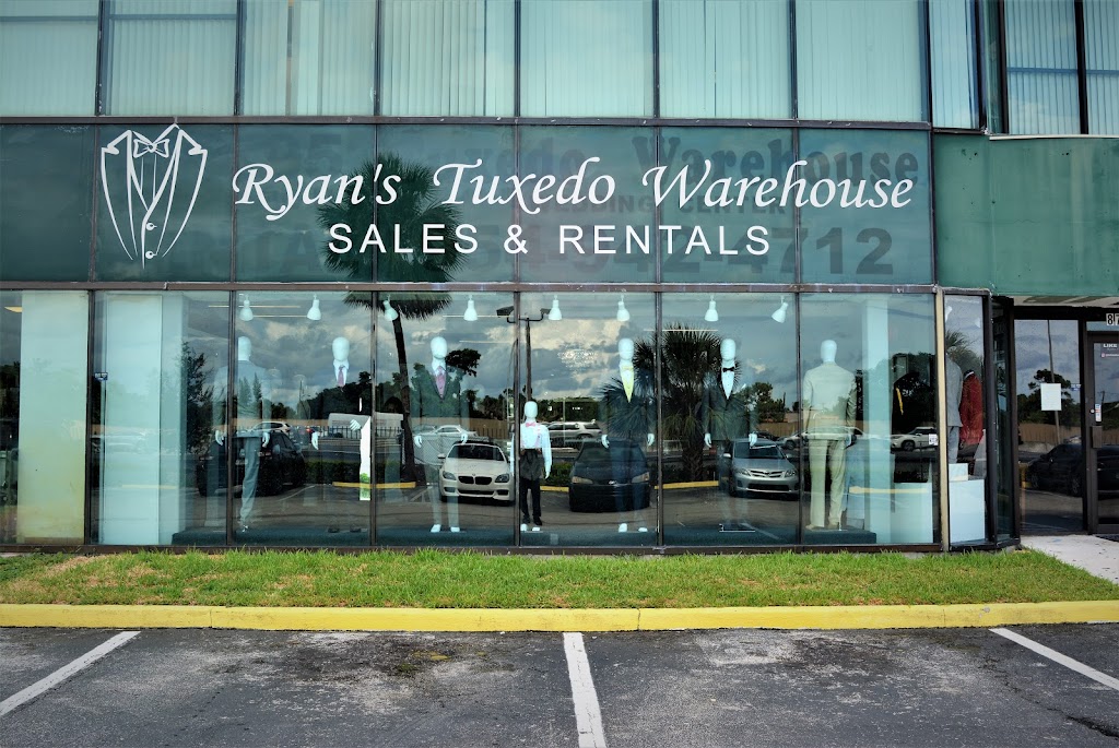 Ryans Tuxedo Warehouse | 878 SW 12th Ave, Pompano Beach, FL 33069, USA | Phone: (954) 942-4712