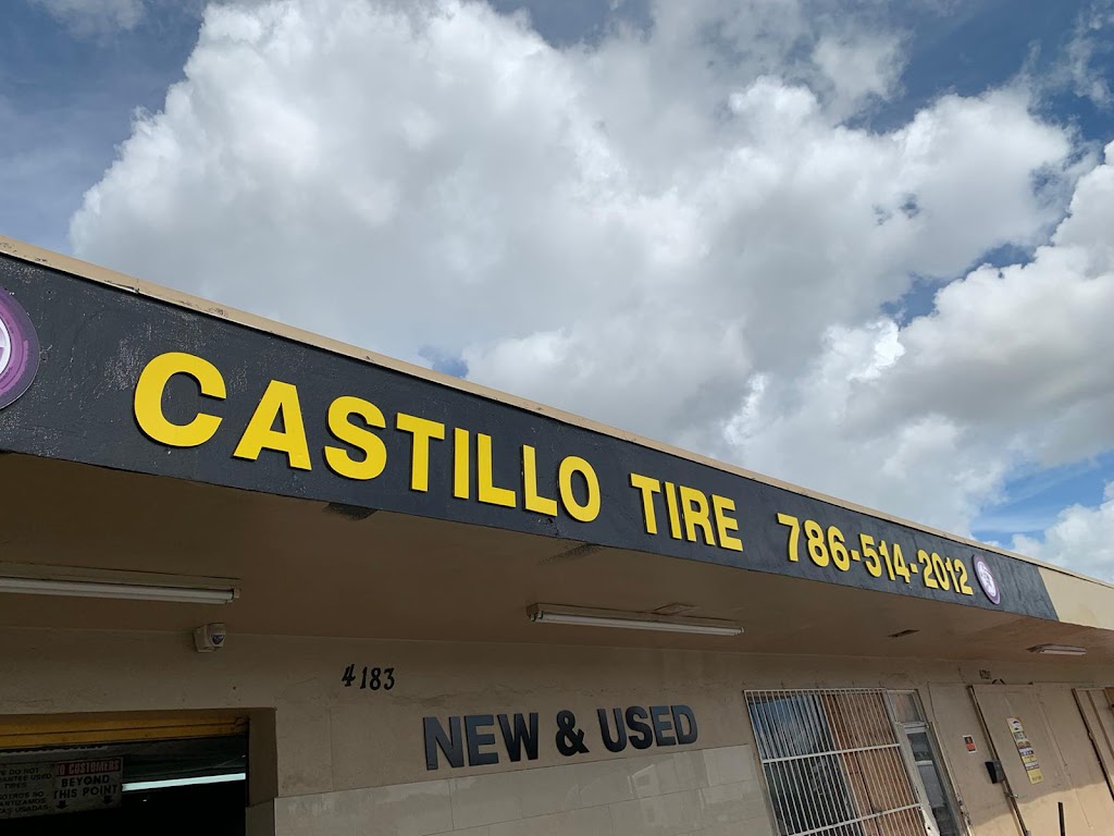 Castillo Tire Repair | 4183 NW 167th St, Miami Gardens, FL 33055, USA | Phone: (786) 514-2012