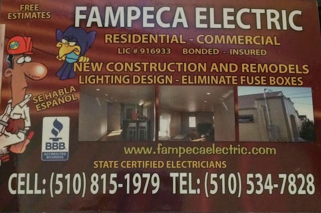 Fampeca Electric | 7532 MacArthur Blvd, Oakland, CA 94605, USA | Phone: (510) 815-1979