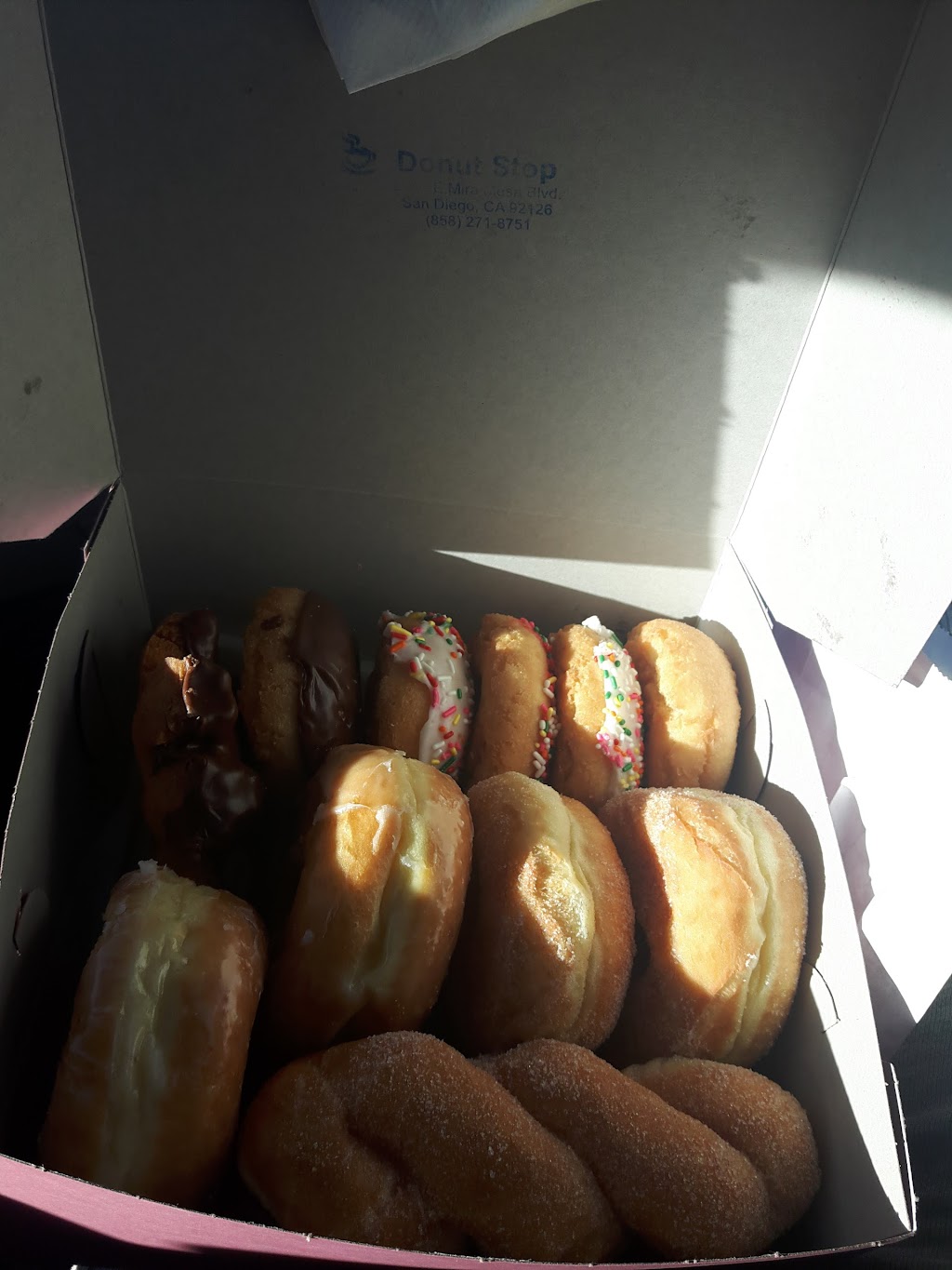 Donut Stop | 9330 Mira Mesa Blvd # E, San Diego, CA 92126 | Phone: (858) 271-8751