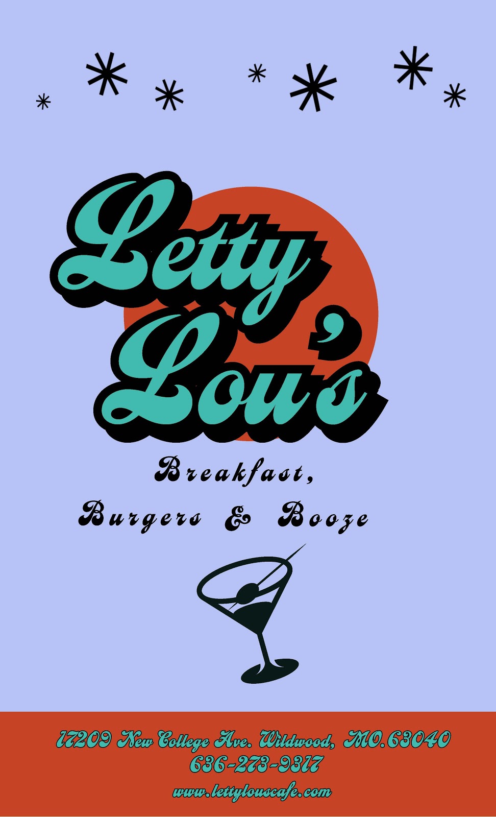 Letty Lous Café & Diner | 17209 New College Ave, Wildwood, MO 63040, USA | Phone: (636) 273-9317