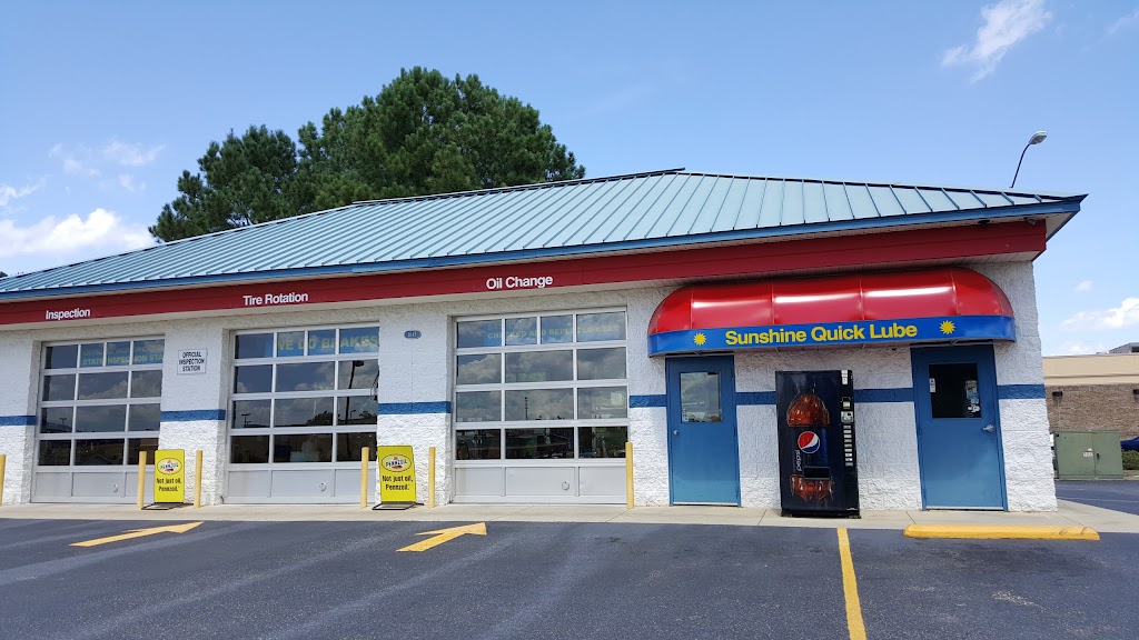 Sunshine Quick Lube | 1645 N Main St, Lillington, NC 27546, USA | Phone: (910) 814-2622