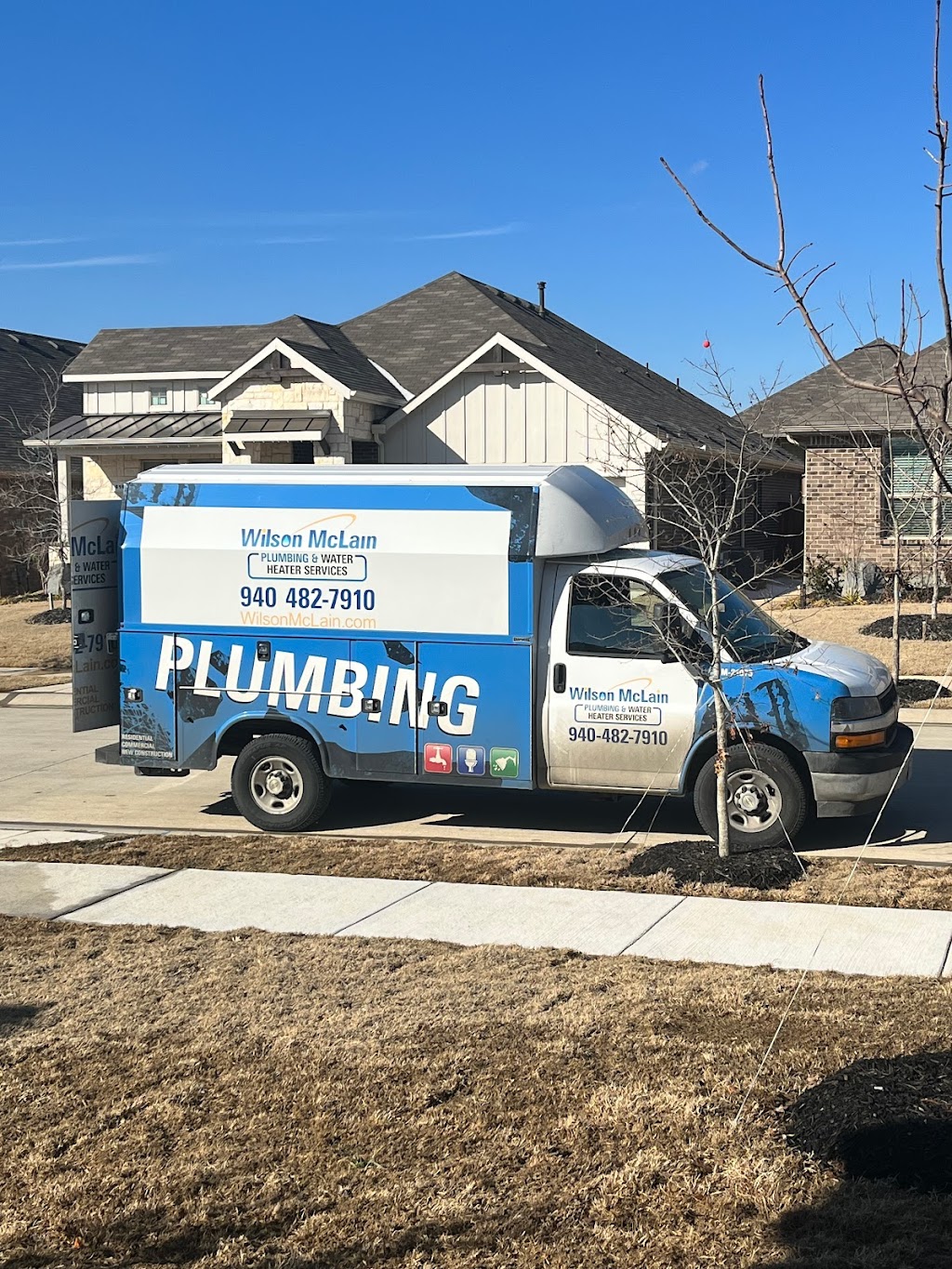 Wilson McLain Plumbing | 4401 Masch Branch Rd, Krum, TX 76249, USA | Phone: (940) 482-7910