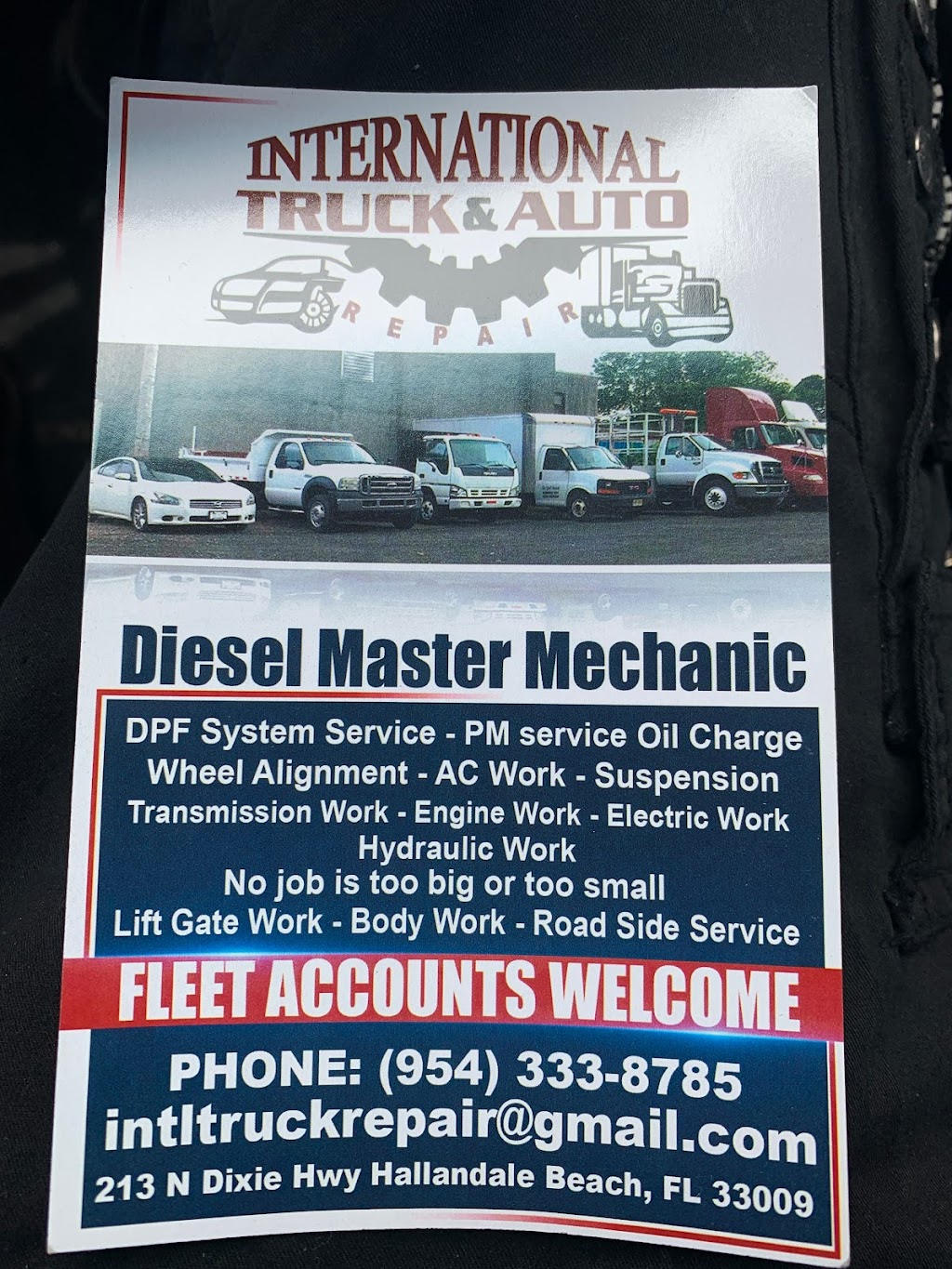 INTERNATIONAL TRUCK AND AUTO REPAIR | 2301 SW 57th Ave, West Park, FL 33023, USA | Phone: (917) 678-2343