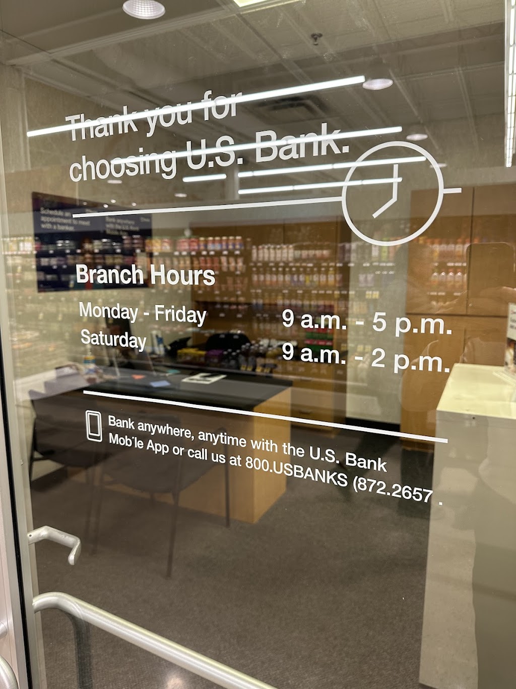 U.S. Bank ATM - Lake Saint Louis Schnucks | 101 Civic Center Dr, Lake St Louis, MO 63367, USA | Phone: (800) 872-2657