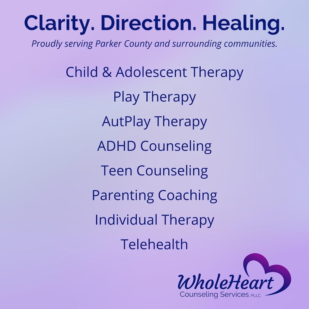 WholeHeart Counseling Services, PLLC | 108 W Russell St, Weatherford, TX 76086, USA | Phone: (940) 859-0108