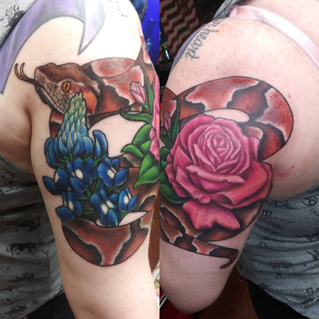 Custom Tattoos By Andy | 239 Alamo Beach Rd, Pipe Creek, TX 78063, USA | Phone: (210) 542-9925