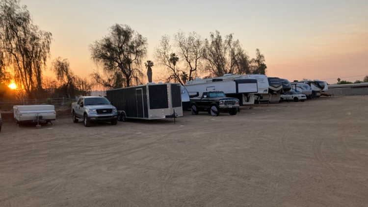 Low Cost Secure RV & Boat Storage | 17405 W Mountain View Rd, Waddell, AZ 85355, USA | Phone: (480) 432-9334