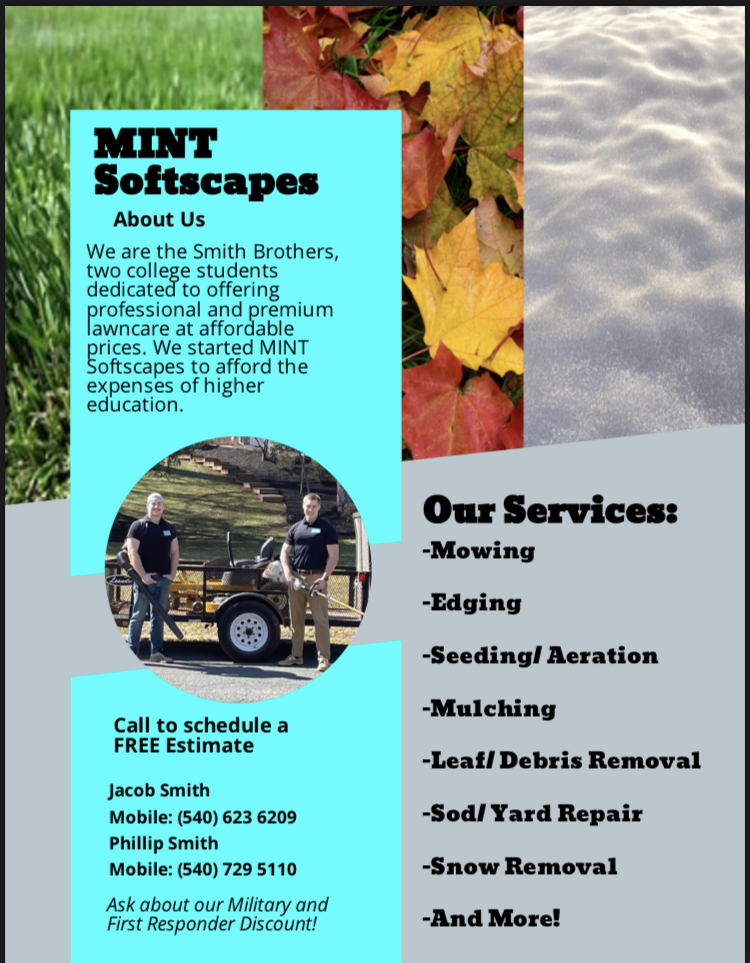 Mint Softscapes LLC | 405 Monticello Dr, Stafford, VA 22556, USA | Phone: (540) 729-5110