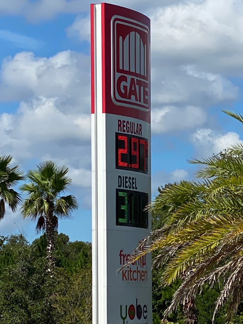 Gate Gas Station | 700 Durbin Pavilion Dr, St Johns, FL 32259, USA | Phone: (904) 287-4407