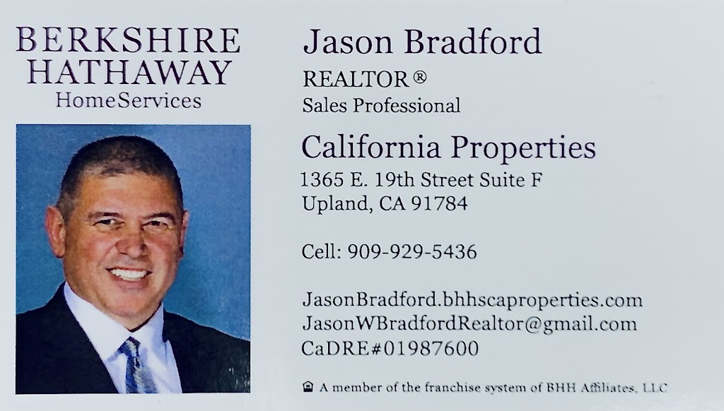 Jason Bradford, Realtor | 1365 E 19th St suite f, Upland, CA 91784, USA | Phone: (909) 929-5436