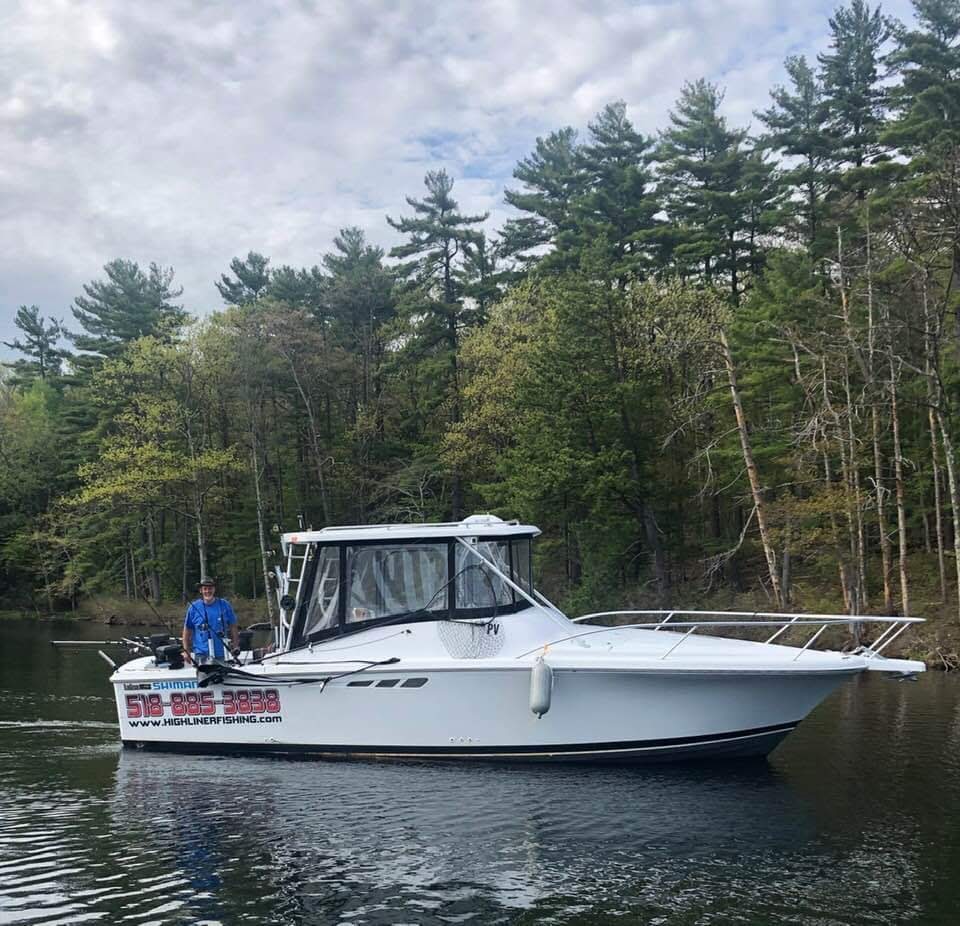 Highliner charter fishing | 3678 Lake Shore Dr, Lake George, NY 12845, USA | Phone: (518) 885-3838