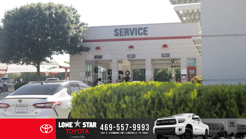 Lone Star Toyota of Lewisville Service and Parts Department | 1547 S Stemmons Fwy Suite 1, Lewisville, TX 75067, USA | Phone: (469) 671-0701