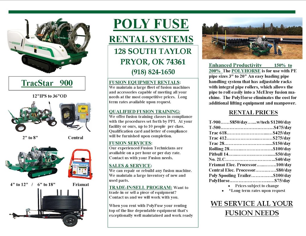 Poly Pro | 333 W Graham Ave, Pryor, OK 74361, USA | Phone: (918) 824-1092