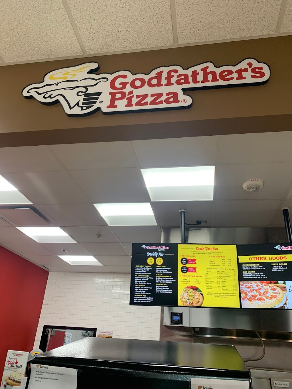 Godfathers Pizza Express | 17110 Brandy Branch Rd, Jacksonville, FL 32234, USA | Phone: (904) 380-6191