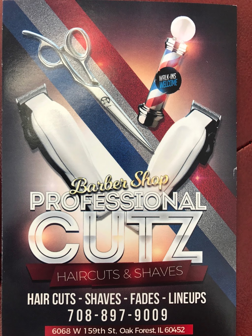 Professional Cutz Barber Shop | 6068 159th St, Oak Forest, IL 60452, USA | Phone: (708) 897-9009