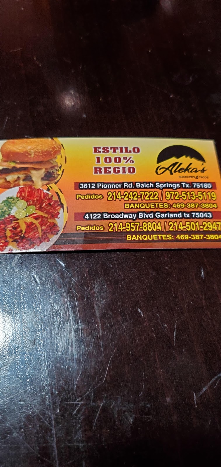 Alekas Burgers & Tacos | 3612 Pioneer Rd, Balch Springs, TX 75180, USA | Phone: (972) 513-5119