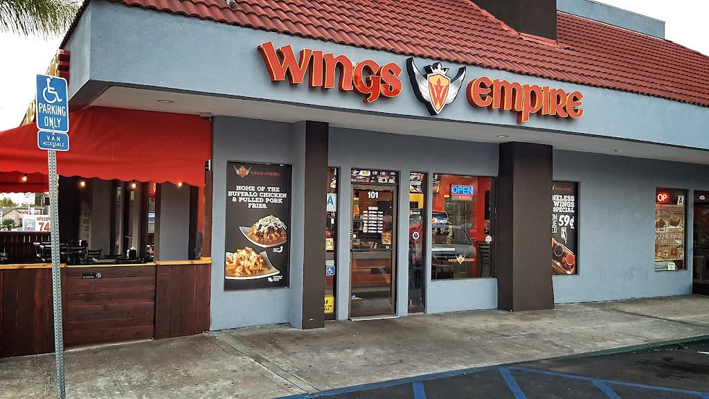 Wings Empire | 7520 El Cajon Blvd, La Mesa, CA 91942, USA | Phone: (619) 461-4444