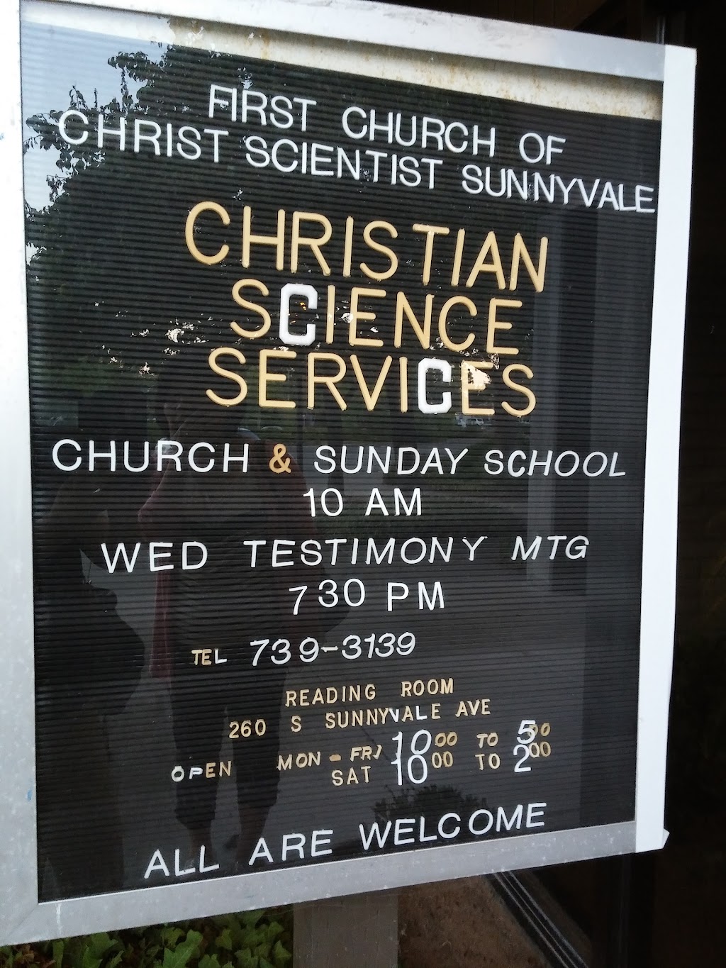 First Church of Christ, Scientist, Sunnyvale | 1575 Albatross Dr, Sunnyvale, CA 94087, USA | Phone: (408) 739-3139