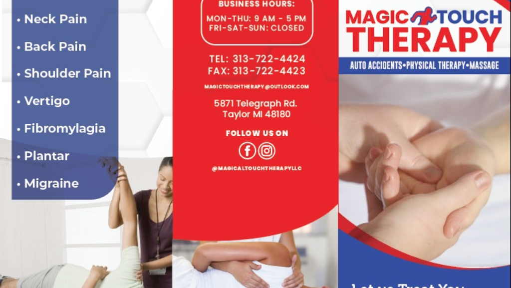 Magic Touch Therapy | 5871 Telegraph Rd, Taylor, MI 48180, USA | Phone: (313) 722-4424