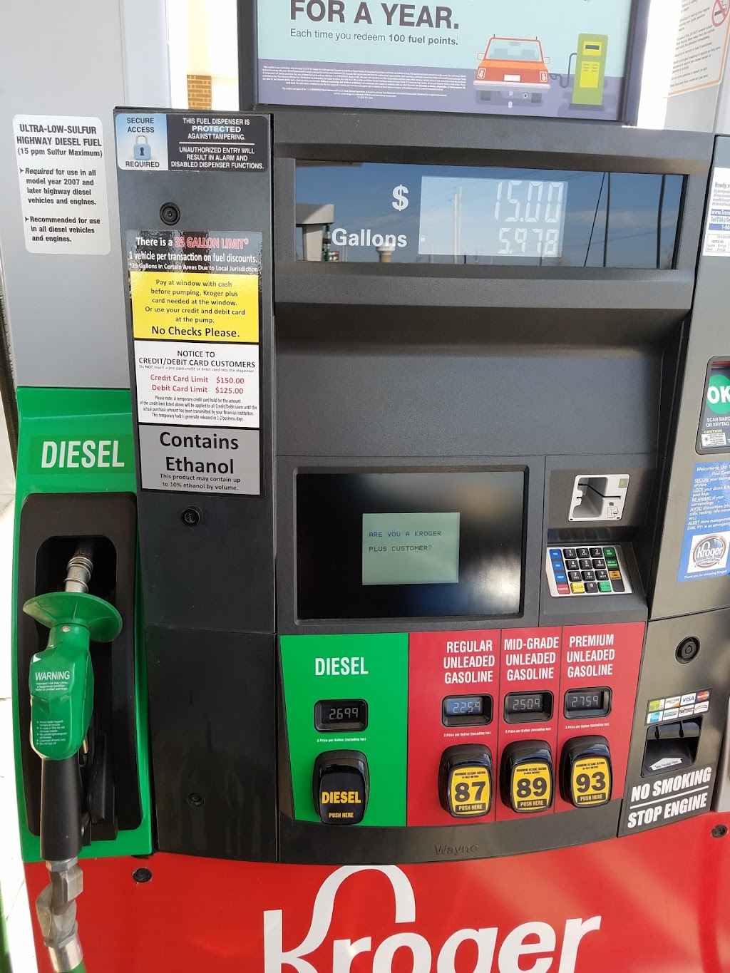 Kroger Fuel | 2200 FM 663, Midlothian, TX 76065, USA | Phone: (469) 336-2040