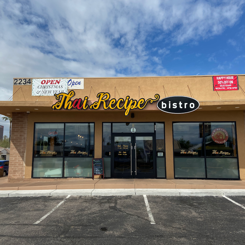 Thai Recipe Bistro | 2234 N 7th St Suite 105, Phoenix, AZ 85006 | Phone: (602) 262-5454