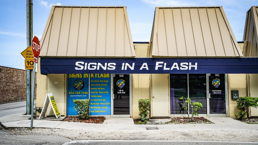 Signs in a Flash | 1660 SE 10th Ave, Fort Lauderdale, FL 33316, USA | Phone: (954) 764-7446