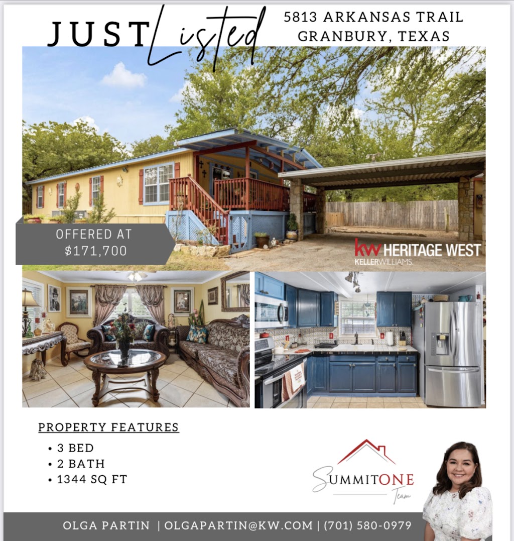 Olga Partin Realtor | 200 S Oakridge Dr #103, Hudson Oaks, TX 76087, USA | Phone: (701) 580-0979