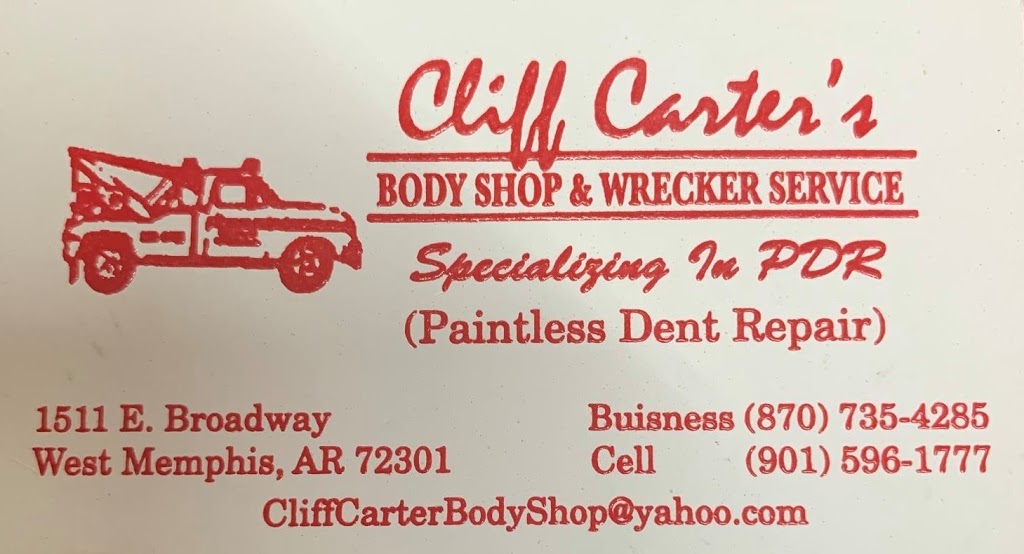 Cliff Carters Body Shop & Wrecker Service | 1511 E Broadway Ave, West Memphis, AR 72301, USA | Phone: (870) 735-4285