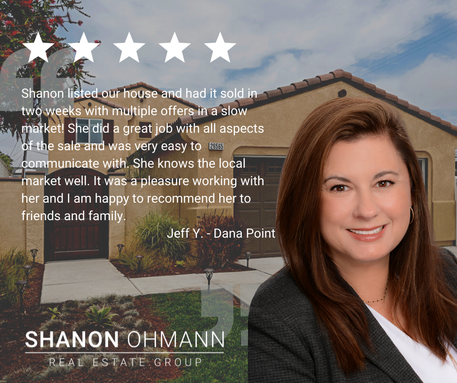 Shanon Ohmann | 27401 Los Altos Suite 100, Mission Viejo, CA 92691, USA | Phone: (949) 309-1244