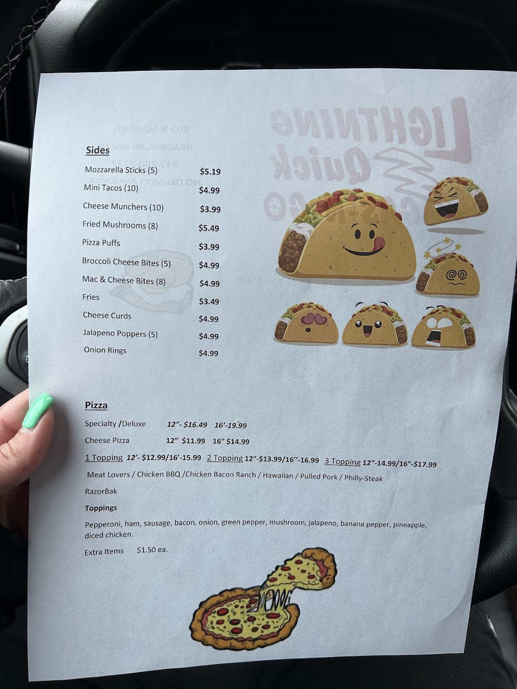 Lightning Quick Reading | 603 S Main St, Reading, MI 49274, USA | Phone: (517) 283-3737