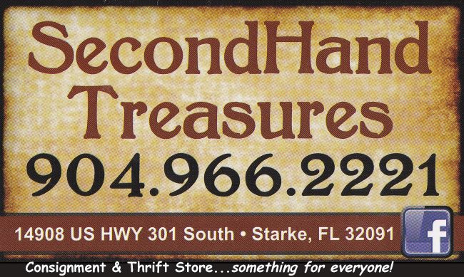 Second Hand Treasures Starke LLC | 14908 US-301, Starke, FL 32091, USA | Phone: (904) 966-2221