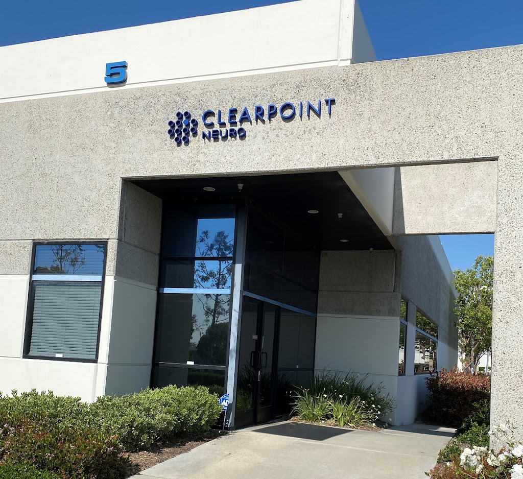ClearPoint Neuro, Inc. | 5 Musick, Irvine, CA 92618, USA | Phone: (949) 900-6833