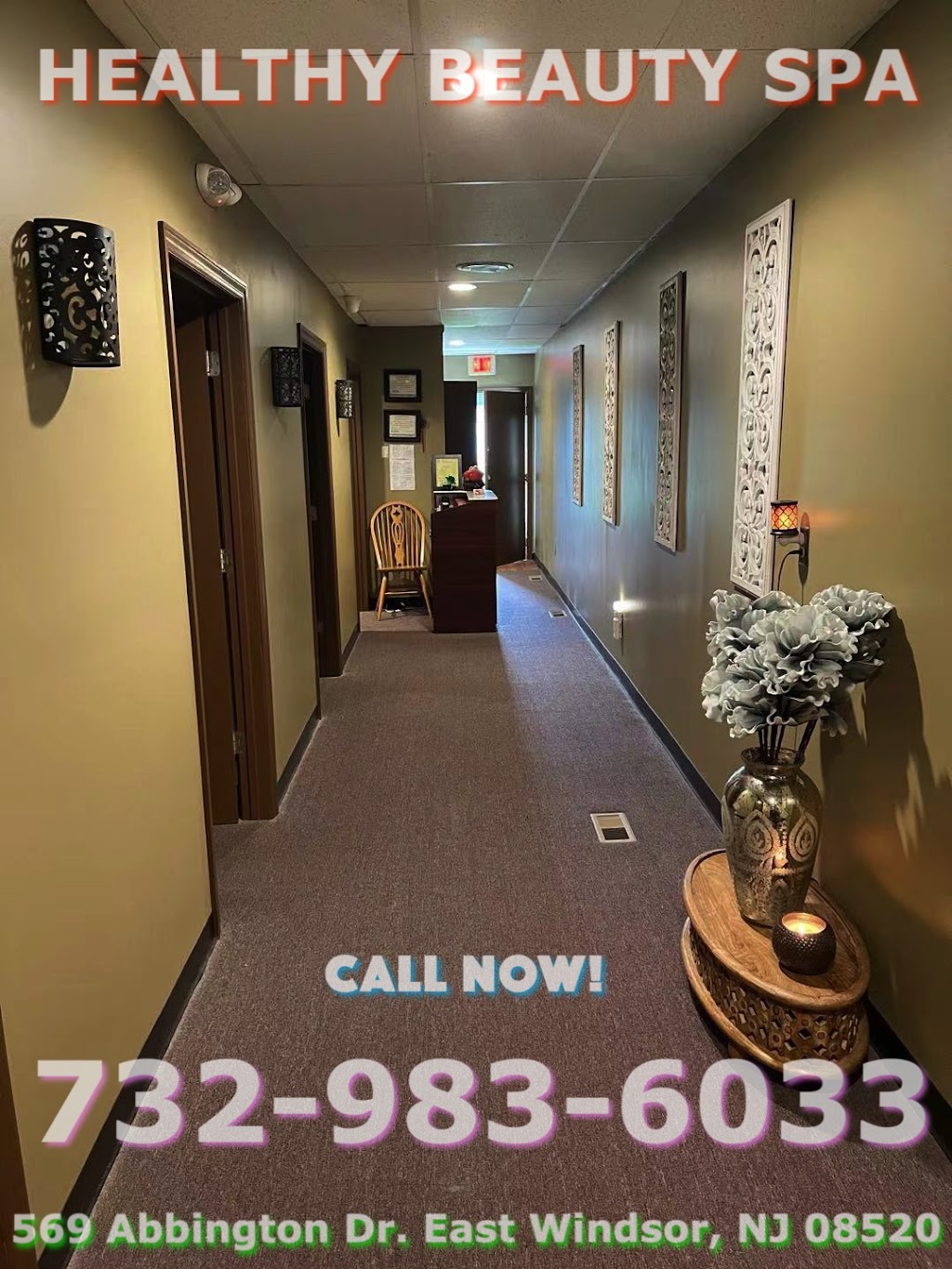 Health Care Therapy Spa | 569 Abbington Dr, East Windsor, NJ 08520, USA | Phone: (732) 983-6033