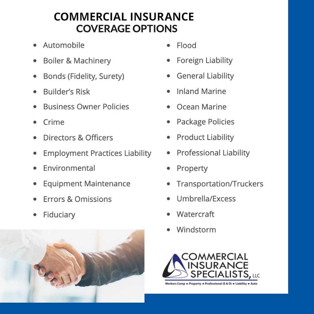 Commercial Insurance Specialists, LLC | 3438 Colwell Ave, Tampa, FL 33614, USA | Phone: (813) 288-1000