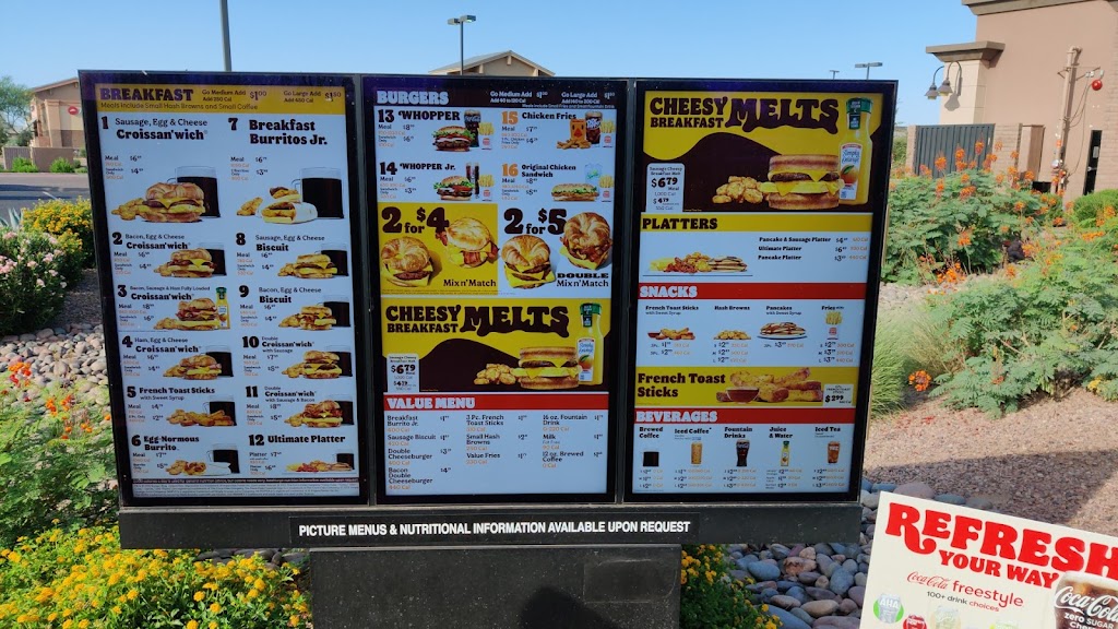 Burger King | 7455 S Power Rd, Queen Creek, AZ 85142, USA | Phone: (480) 988-0222