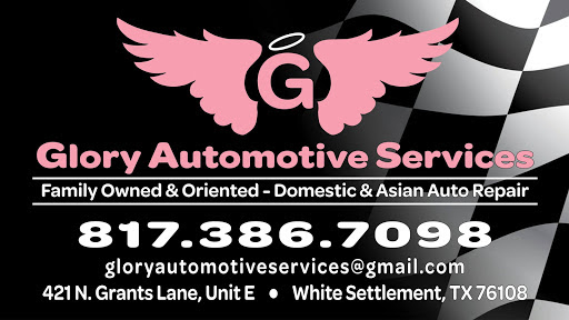 Glory Automotive Services | 4025 Marina Dr, Fort Worth, TX 76135, USA | Phone: (817) 386-7098