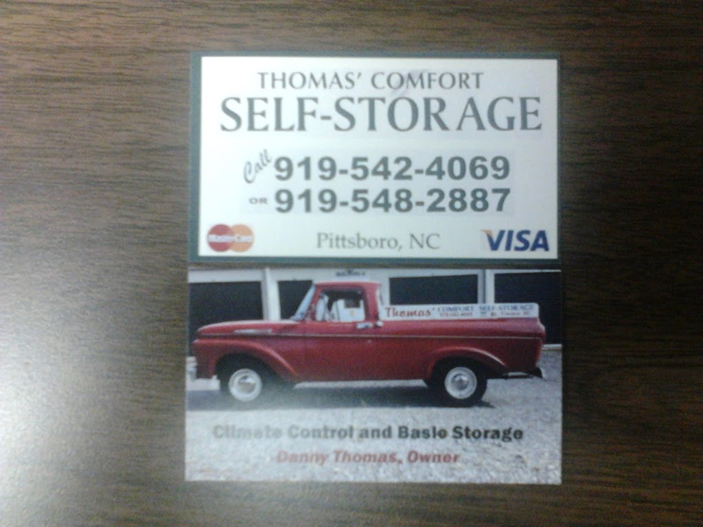 Thomas Comfort Self Storage | 5544 US-64, Pittsboro, NC 27312, USA | Phone: (919) 548-2887