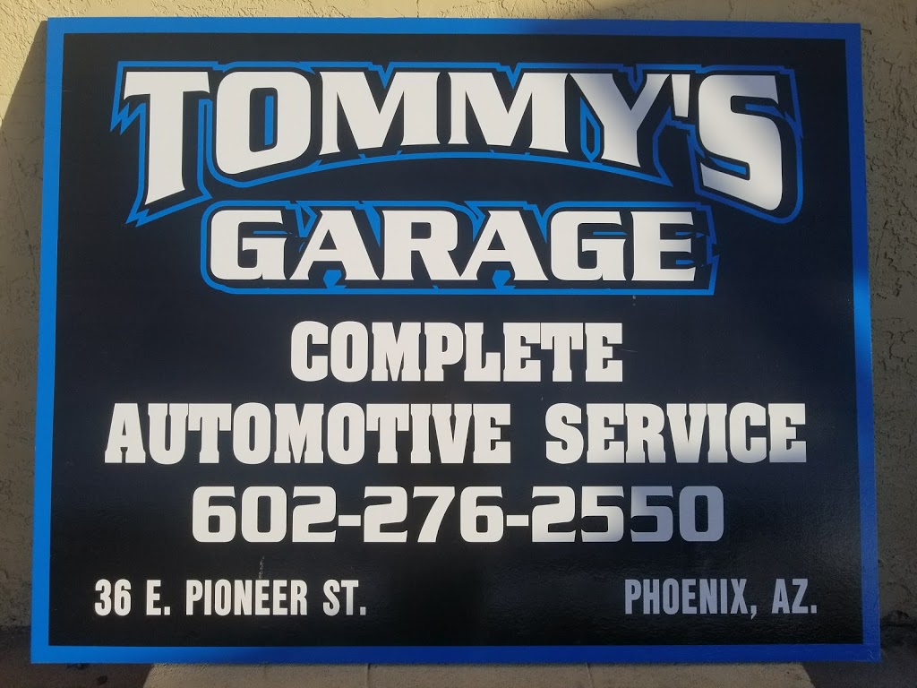 Tommys Garage | 36 E Pioneer St, Phoenix, AZ 85040, USA | Phone: (602) 237-0207