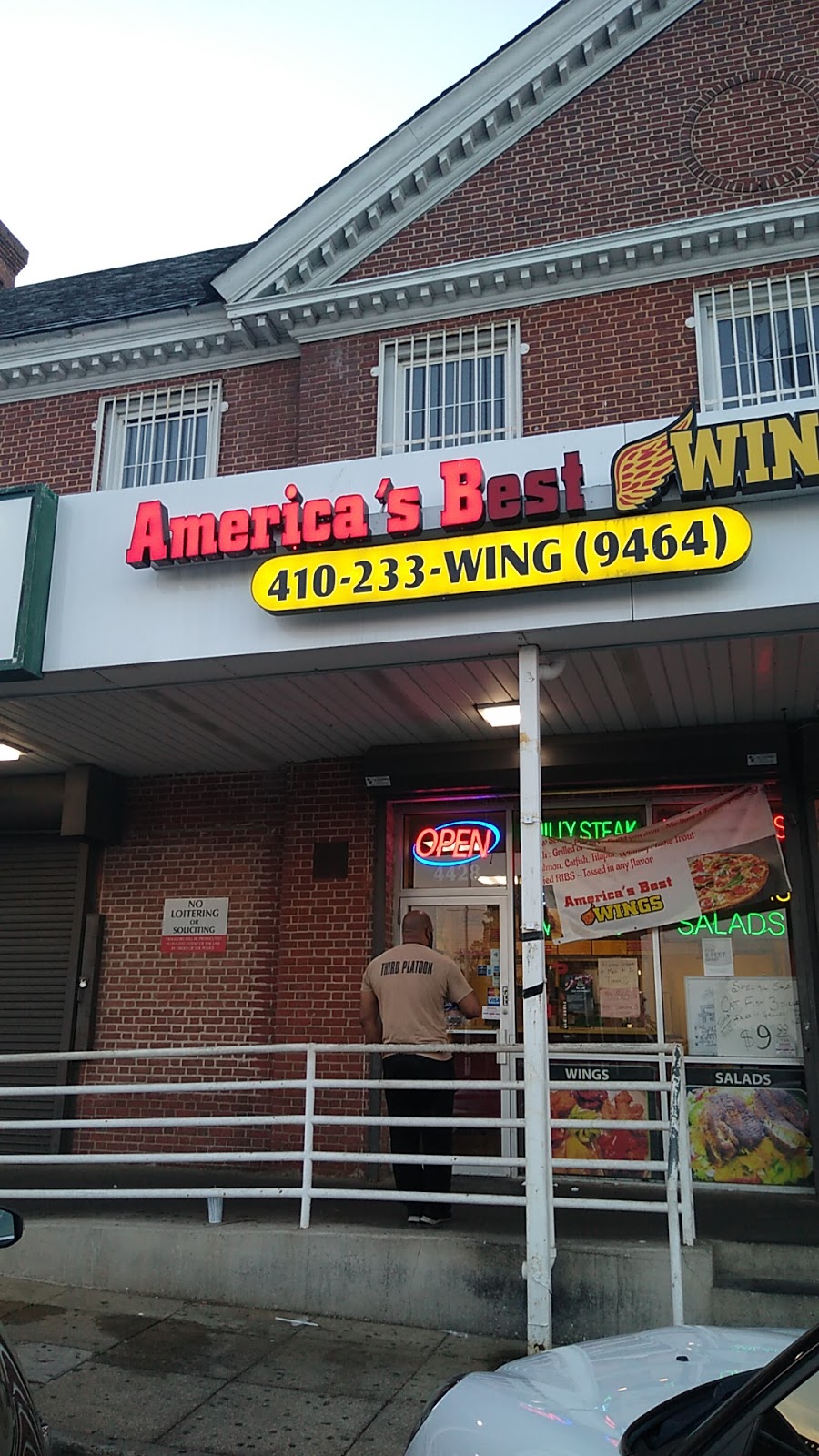 Americas Best Wings | 4428 Edmondson Ave, Baltimore, MD 21229, USA | Phone: (410) 233-9464